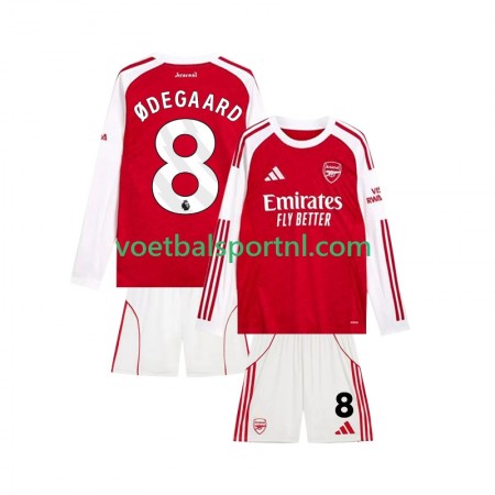 Arsenal Martin Odegaard 8 Kind Thuis Tenue 2025-26 L/S
